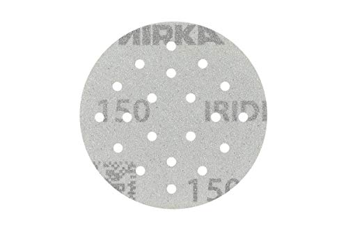 Mirka Iridium Premium-Schleifpapier Ø 77mm 20H Klett Korn 120, 50 Stk/Zum Schleifen von Lack, Spachtel, Grundierung, Holz, Stahl, Mineralwerkstoffe, Kunststoff Mirka Iridium Premium-Schleifpapier Ø 77mm 20H Klett Korn 120, 50 Stk/Zum Schleifen von Lack, Spachtel, Grundierung, Holz, Stahl, Mineralwerkstoffe, Kunststoff von MIRKA