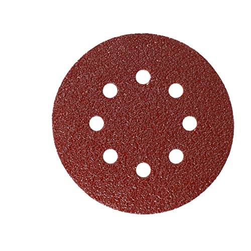 Mirka Red Schleifpapier Schleifscheiben Ø 125 mm/Klett-Haftung /8-Loch/Korn P40 /5 Stück/zum Schleifen von Holz, Metall und Kunststoff Mirka Red Schleifpapier Schleifscheiben Ø 125 mm/Klett-Haftung /8-Loch/Korn P40 /5 Stück/zum Schleifen von Holz, Metall und Kunststoff von MIRKA