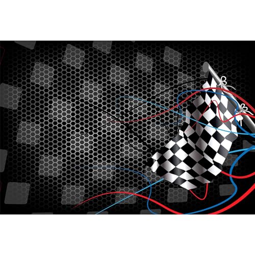 MIRRORANG 1,5x1m Autorennen Kulissen für Fotografie Rennwagen Zielflagge Hintergründe Geburtstagsfeier Banner Motorsport Sport Wettbewerb Erwachsene Portrait Wallpaper, Vinyl MIRRORANG 1,5x1m Autorennen Kulissen für Fotografie Rennwagen Zielflagge Hintergründe Geburtstagsfeier Banner Motorsport Sport Wettbewerb Erwachsene Portrait Wallpaper, Vinyl von MIRRORANG
