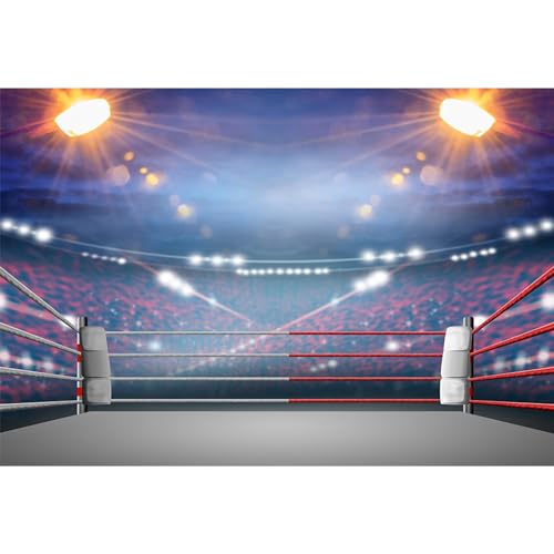 MIRRORANG 2,2x1,5m Boxen Hintergrund Wrestling Ring WWE Geburtstag Party Dekoration Gym Banner Geburtstag Baby Dusche Hintergrund Erwachsene Kinder Portrait Fotostudio Requisiten, Vinyl MIRRORANG 2,2x1,5m Boxen Hintergrund Wrestling Ring WWE Geburtstag Party Dekoration Gym Banner Geburtstag Baby Dusche Hintergrund Erwachsene Kinder Portrait Fotostudio Requisiten, Vinyl von MIRRORANG