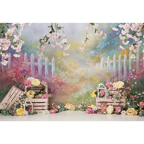 MIRRORANG 3x2m Frühling Garten Hintergrund Aquarell Blumen Psychedelisch Wunderland Hochzeit Babydusche Alles Gute Zum Geburtstag Fotografie Hintergrund Studio-Requisiten Hintergrund, Vinyl MIRRORANG 3x2m Frühling Garten Hintergrund Aquarell Blumen Psychedelisch Wunderland Hochzeit Babydusche Alles Gute Zum Geburtstag Fotografie Hintergrund Studio-Requisiten Hintergrund, Vinyl von MIRRORANG