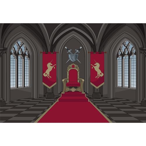 MIRRORANG 3x2m Hintergrund für mittelalterliche Burg Thron Zimmer Fotografie Hintergrund feierlich König Königreich roten Teppich Märchen Symbol der Rechte Fotostudio Requisiten, Vinyl MIRRORANG 3x2m Hintergrund für mittelalterliche Burg Thron Zimmer Fotografie Hintergrund feierlich König Königreich roten Teppich Märchen Symbol der Rechte Fotostudio Requisiten, Vinyl von MIRRORANG