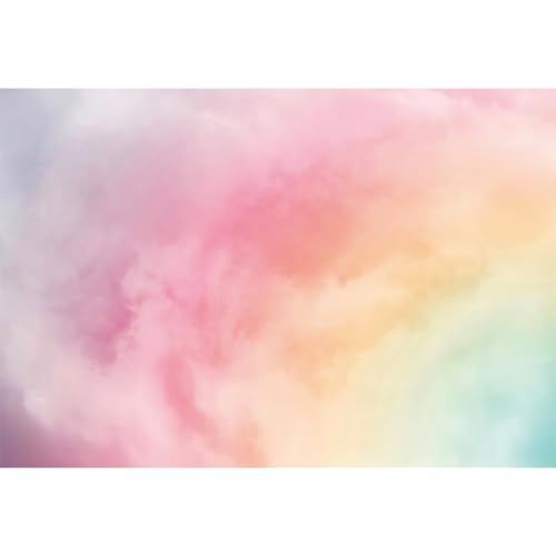 MIRRORANG 3x2m Pastell Farbe Wolke Hintergrund Bunt Himmel Regenbogen Wolke Fotografie Hintergrund Neugeborenes Babydusche Geburtstag Party Porträt Studio Foto-Shooting Requisiten, Vinyl MIRRORANG 3x2m Pastell Farbe Wolke Hintergrund Bunt Himmel Regenbogen Wolke Fotografie Hintergrund Neugeborenes Babydusche Geburtstag Party Porträt Studio Foto-Shooting Requisiten, Vinyl von MIRRORANG