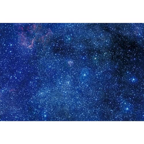 MIRRORANG 4,2x3m Nachthimmel Fotografie Hintergrund blau Universum Galaxie Sterne Hochzeit Hintergrund Raum Geburtstag Baby Dusche Party Dekoration Banner, Vinyl von MIRRORANG