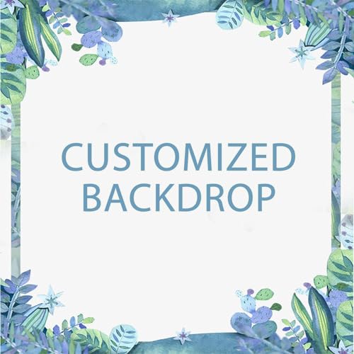 MIRRORANG Customized Backdrops Add Words Change Color Other Size Print Own Image Personalisieren Business Events Fotostudio Fotografie Hintergrund, Vinyl (Größe 1) von MIRRORANG