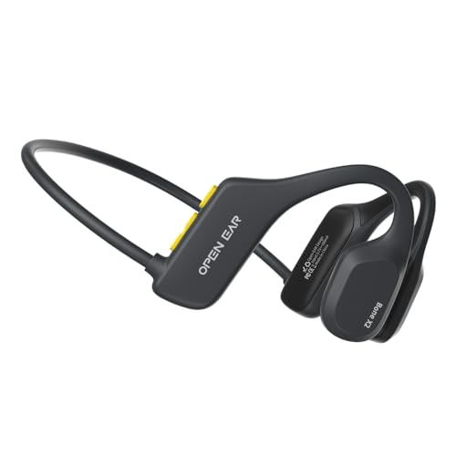 MIRUX Bone Conduction Knoschenschall Sport Kopfhörer MP3 Headsets 16GB IP68 Wasserdicht zum Wandern, Schwimmen, Joggen, Radfahren von MIRUX