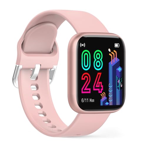 Smartwatch für Damen, 1,4 Zoll Touchscreen Smart Watch , Fitnessuhr mit SpO2-Überwachung Herzfrequenzmonitor Schlafmonitor Schrittzähler, IP67 Wasserdicht ,Musiksteuerung, Sportuhr für iOS Android Smartwatch für Damen, 1,4 Zoll Touchscreen Smart Watch , Fitnessuhr mit SpO2-Überwachung Herzfrequenzmonitor Schlafmonitor Schrittzähler, IP67 Wasserdicht ,Musiksteuerung, Sportuhr für iOS Android von MISIRUN