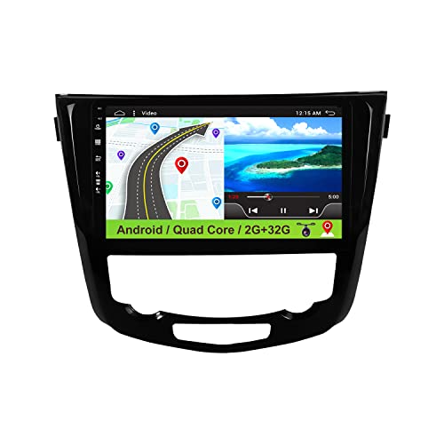 10" IPS HD Touchscreen Autoradio Stereo Player RDS WiFi Bluetooth GPS Navigation Mit Sat Navi Für Nissan X-Trail/Qashqai/J11/T32 (2013-2017) Lenkradsteuerung/Spiegel Link/WLAN/Carplay-2G+32G von MISONDA