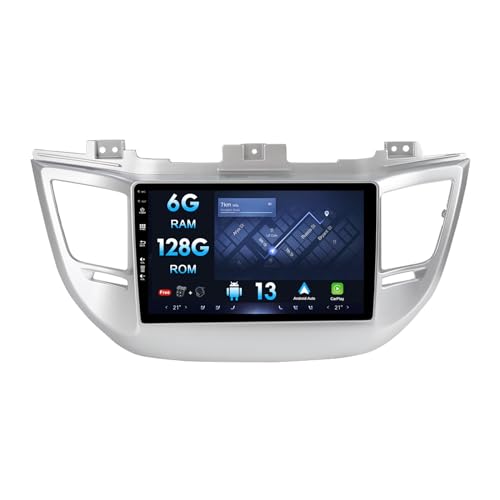 6G+128G Autoradio Für Hyundai Tucson 3/IX35 2014-2018 Android 12 Unterstützung GPS Navigation Carplay Android Auto Bluetooth MirrorLink WiFi 9 Zoll IPS Touchscreen von MISONDA