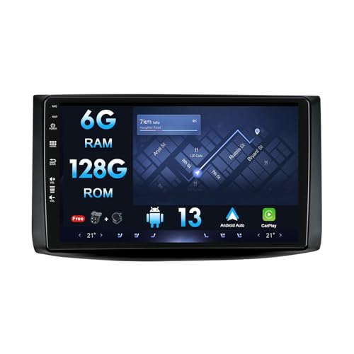 9 Zoll 2 Din Android 12 Autoradio für Chevrolet LOVA/Aveo 2006-2010 Radio mit GPS Navi Unterstützung Bluetooth | DAB+ | USB | Android 12 | DSP|WLAN | 4G|MirrorLink | RDS | USB 6G+128G von MISONDA