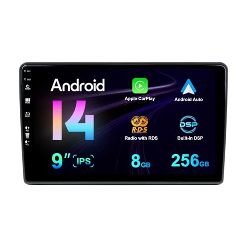 Android Autoradio 9 Zoll Doppel Din Radio Für FIAT Ducato/Peugeot Boxer/Citroen Jumper 2006-2022 mit GPS Navigation Bluetooth RDS FM WiFi SWC Carplay DSP RDS DAB-8G+256G von MISONDA