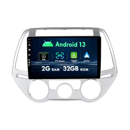 Android 12 Autoradio Passt Für Hyundai I20 2010-2014 - 9 Zoll Mit GPS Navigation - Unterstützung DAB/USB/Carplay/WiFi/4G/MirrorLink/SWC/AUX/Bluetooth/FM/RDS von MISONDA