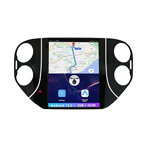 Android 12 Doppel DIN Autoradio Für VW Tiguan 2010-2015 GPS Navigation | Gratis Rückkamera | 9.7 Zoll | 2G+32G | Unterstützt DAB/WiFi/BT5.0/USB/MirrorLink/SWC/FM/AUX/CarplayRDS von MISONDA