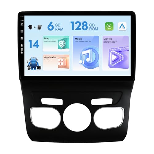 MISONDA 6GB RAM +128GB ROM Autoradio Android 14 Für Citroen C4 II DS4 2011-2018 -Rückfahrkamera+Mic-Mit GPS Wireless Carplay,DSP,WiFi,BT5.0,Lenkradsteuerung,Mirror Link-10 IPS Touch-Screen MISONDA 6GB RAM +128GB ROM Autoradio Android 14 Für Citroen C4 II DS4 2011-2018 -Rückfahrkamera+Mic-Mit GPS Wireless Carplay,DSP,WiFi,BT5.0,Lenkradsteuerung,Mirror Link-10 IPS Touch-Screen von MISONDA