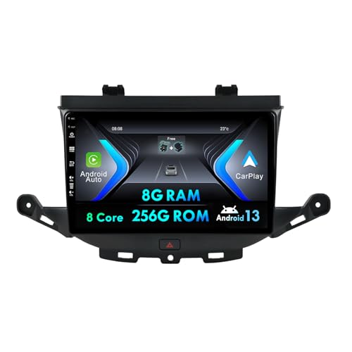 MISONDA 9 Zoll IPS 2 Din Android Autoradio für Opel Astra K/Buick Verano GS 2015–2017 – Kamera [8G + 256G] unterstützt Lenkradsteuerung WiFi DAB BT GPS Carplay DSP von MISONDA