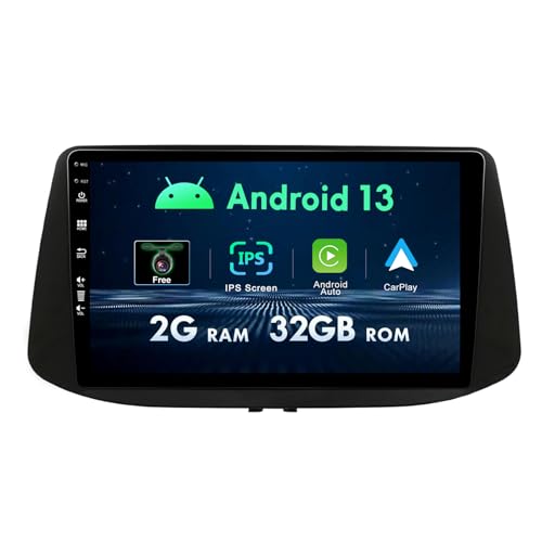 MISONDA 9 Zoll IPS Android Autoradio für Hyundai i30 (2017–2018), Kamera, RDS-Unterstützung, Lenkradsteuerung, WiFi, DAB, BT, GPS, Navi, Carplay,FM – 2G + 32G von MISONDA