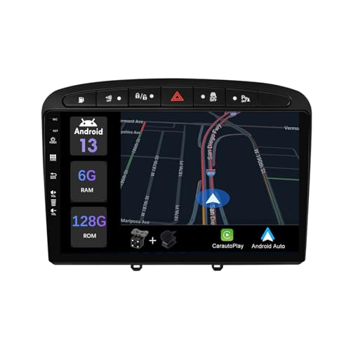 MISONDA 9 Zoll IPS Android Doppel Din Autoradio Für Peugeot 308/308SW/408 2008-2010 GPS | Rückfahrkamera | 6G+128G | Unterstützt Carplay/DSP/DAB/WiFi/BT5.0/USB/SWC/FM/AM MISONDA 9 Zoll IPS Android Doppel Din Autoradio Für Peugeot 308/308SW/408 2008-2010 GPS | Rückfahrkamera | 6G+128G | Unterstützt Carplay/DSP/DAB/WiFi/BT5.0/USB/SWC/FM/AM von MISONDA