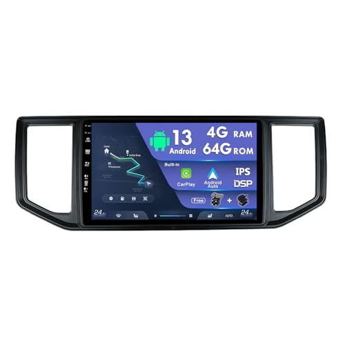 MISONDA Autoradio Car Stereo Multimedia Player 2 DIN 10 Zoll Touchscreen Geeignet für VW Amarok Crafter Van Man 2017-2021 GPS-DSP+Carplay Unterstützt DAB+ WLAN BT MirrorLink FM AUX SWC USB RDS-4G+64G von MISONDA