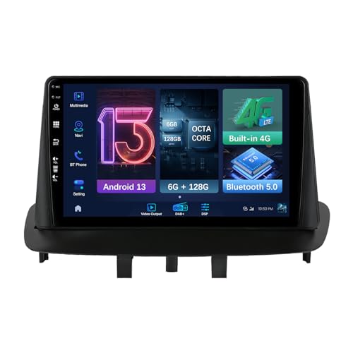 MISONDA DAB+/4G 9 Zoll Doppel-DIN Android Autoradio IPS für Renault Megane 3 2008-2014 Mikrofon/Kostenlose Rückfahrkamera 6G+128G Unterstützung WiFi/Carplay/DSP/RDS MISONDA DAB+/4G 9 Zoll Doppel-DIN Android Autoradio IPS für Renault Megane 3 2008-2014 Mikrofon/Kostenlose Rückfahrkamera 6G+128G Unterstützung WiFi/Carplay/DSP/RDS von MISONDA
