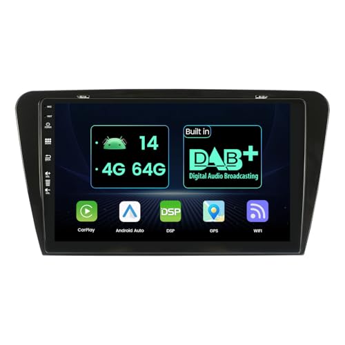 MISONDA Eingebaut DAB 4G+64GB Autoradio Android 14 Für Skoda Octavia 3 2013-2018 mit Kamera und Mikrofon Canbus Carplay Android Auto WiFi 10 Zoll IPS MISONDA Eingebaut DAB 4G+64GB Autoradio Android 14 Für Skoda Octavia 3 2013-2018 mit Kamera und Mikrofon Canbus Carplay Android Auto WiFi 10 Zoll IPS von MISONDA