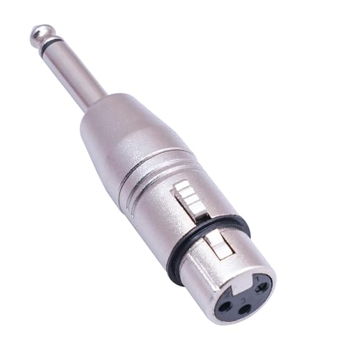 1/4 Zoll Bis 3Pin Female Stereo Ausgeglichener Musikadapter 3Pin Bis 6 35 Mm Stereo Mikrofonmusikwandleradapter 1/4 Zoll Bis 3Pin Female Stereo Ausgeglichener Musikadapter 3Pin Bis 6 35 Mm Stereo Mikrofonmusikwandleradapter von MISUVRSE