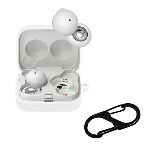 Geeignet für WF L900, stoßfeste Kopfhörerhülle, schlagfestes Gehäuse, waschbar, weiche Abdeckung, Schutzhülle für Bluetooth-kompatible Kopfhörer, transparent, niedlich, für Mädchen und Frauen von MISUVRSE