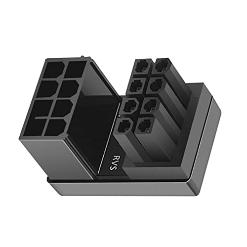 MISUVRSE 1 x GPU VGA PCIe 8-poliger 6-poliger Stecker, 180 Grad abgewinkelt auf 8-polige 6-polige Buchse, Netzadapter für Desktop-Grafikkarte MISUVRSE 1 x GPU VGA PCIe 8-poliger 6-poliger Stecker, 180 Grad abgewinkelt auf 8-polige 6-polige Buchse, Netzadapter für Desktop-Grafikkarte von MISUVRSE