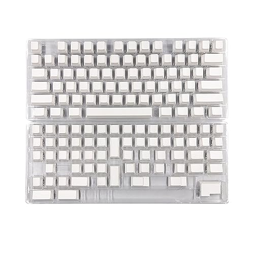 MISUVRSE 137PCS Stilvolle Weiße Leere Tastenkappen CherryHeight PBT DyeSub Personalisierte Tastenkappen Set Für Mechanische Tastatur Tastatur Ersatzteile von MISUVRSE