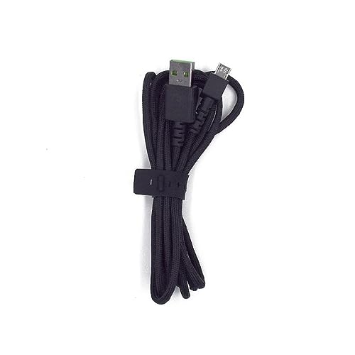 MISUVRSE 2 M Langes Ersatz Mauskabel Aus Robustem PVC USB Mauskabel Für Game Gaming Maus Schwarz Mouse von MISUVRSE