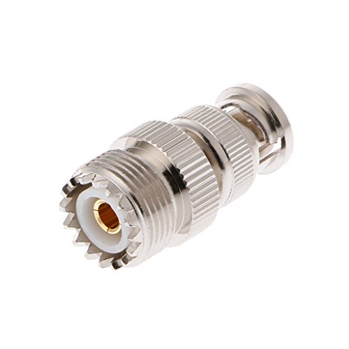 MISUVRSE BNC Stecker Auf UHF SO239-PL-259-Buchse RF Koaxial Adapterkabel Anschluss Digitale Stromversorgung Kabel Splitter Barriere O Stecker Ladegerät Transfergelenk Sockelmontage Blockkabel von MISUVRSE