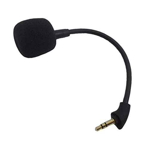 MISUVRSE Ersatz-Game-Mikrofon, 3,5-mm-Mikrofon für Cloud-Mix Gaming-Headset, Geräuschunterdrückung, Schaumstoff von MISUVRSE