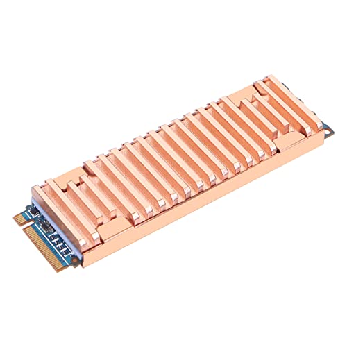 MISUVRSE Für M.2 NGFF Festplatte Kühlkörper Dünne Reine Kupfer Kühler Für M2 NVME NGFF 2280 PCIE SSD Für M.2 Ngff 2280 SSD von MISUVRSE