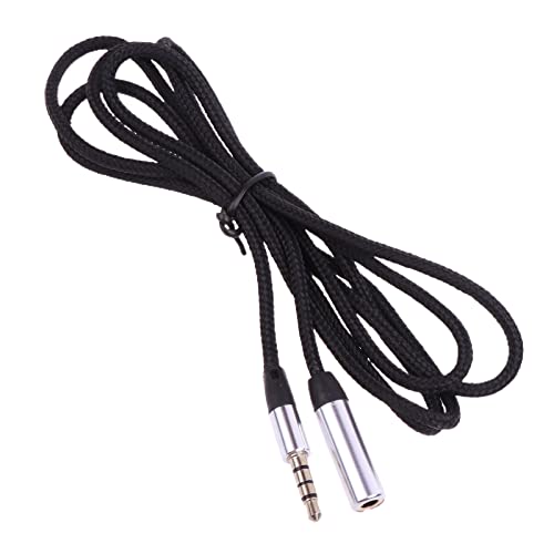 MISUVRSE Kopfhörer-Verlängerungskabel, 3,5 mm, 4-poliger Stecker auf Buchse, Headset-Verlängerungskabel für Handys, Gaming-Headsets MISUVRSE Kopfhörer-Verlängerungskabel, 3,5 mm, 4-poliger Stecker auf Buchse, Headset-Verlängerungskabel für Handys, Gaming-Headsets von MISUVRSE