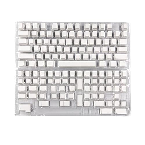 MISUVRSE Minimalistische Leere Tastenkappen 137KeysCherryheight PBT Tastenkappen DyeSUB Für MXSwitches Mechinery Keyboard Keycap Replacement Tastatur Ersatzteile von MISUVRSE