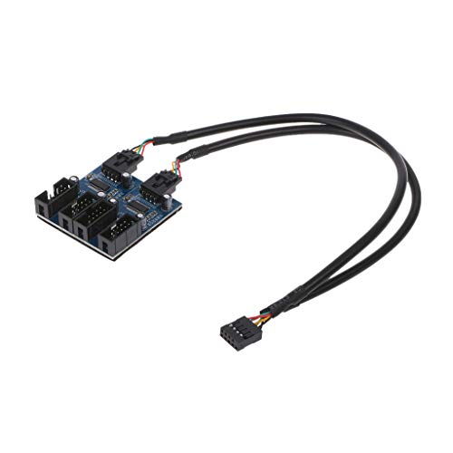 PCB Board Chipsatz Enhanced Extender Expansion PC Case Internal 9Pin USB 2.0 1 to 4 Splitter Adapter PCB Board Chipsatz Enhanced Extender Expansion PC Case Internal 9Pin USB 2.0 1 to 4 Splitter Adapter von MISUVRSE