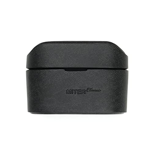 MITER Case Kompatibel mit Sony LinkBuds S Kopfhörern, handgefertigte Schutzhülle aus PU-Leder Hülle für LinkBuds-S (Black) von MITER Case