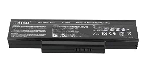 MITSU Battery BC/AS-K72H (ASUS 6600 MAH 71 WH) von MITSU