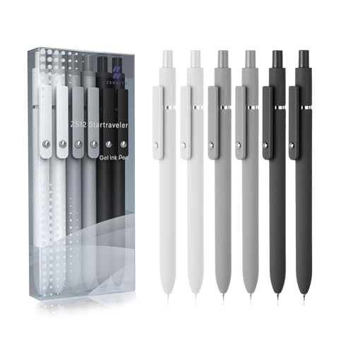 MIUTME 6 Stück Gelstifte, Einziehbare Gelschreiber, Schnell Trocknende Tintenstifte, 0,5 mm Feine Spitze Gel Tintenstifte, Asthetische Stifte für Schule und Bürobedarf MIUTME 6 Stück Gelstifte, Einziehbare Gelschreiber, Schnell Trocknende Tintenstifte, 0,5 mm Feine Spitze Gel Tintenstifte, Asthetische Stifte für Schule und Bürobedarf von MIUTME