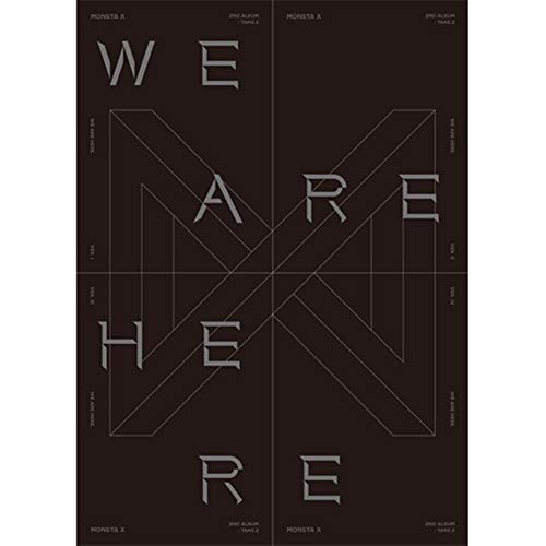 K-POP MONSTA X 2nd Album [TAKE.2 WE ARE HERE] Random Ver. CD+134p Photobook+2p Photocard+Gift Photocard von MIUTRY