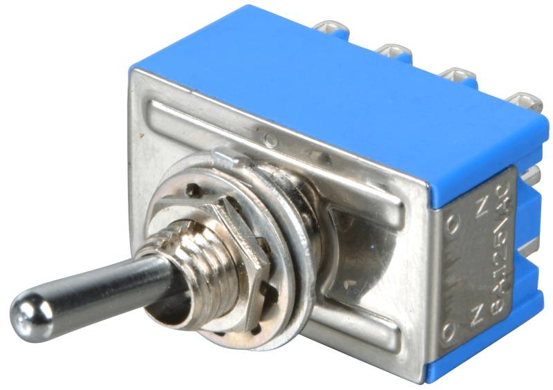 MS 500P - Kippschalter 6A-125VAC, 4x Ein-Ein von MIYAMA