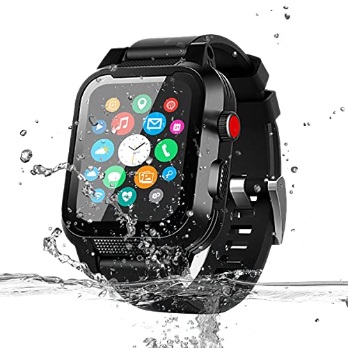 Apple Watch, wasserdichte Hülle, 42 mm, iWatch-Gehäuse, IP68, wasserdicht, stoßfest, Schutzhülle mit Riemen für Apple Watch, Serie 3 & 2, for 42mm Apple Watch Case von MIZUSUPI
