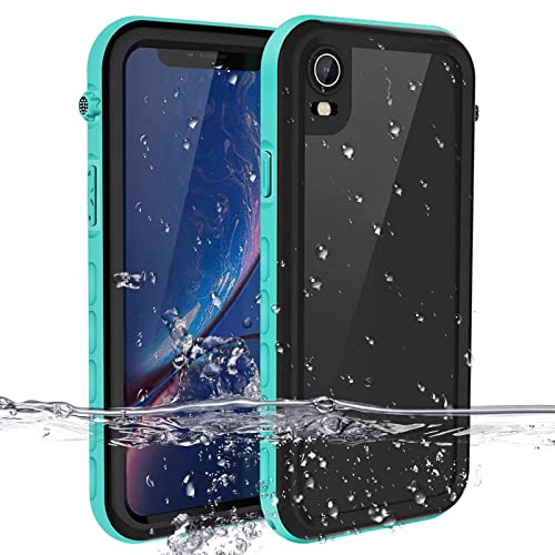 MIZUSUPI Wasserdichte Schutzhülle für iPhone XR 6,1 Zoll (15,5 cm), wasserdicht, staubdicht, schneefest, stoßfest, mit integriertem Displayschutz von MIZUSUPI