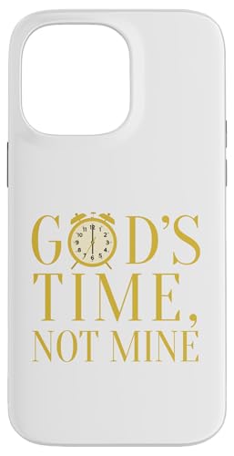 Gottes Zeit, nicht meine Hülle für iPhone 14 Pro Max von MJ Designs