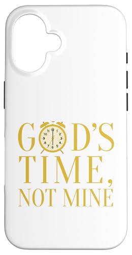 Gottes Zeit, nicht meine Hülle für iPhone 16 Gottes Zeit, nicht meine Hülle für iPhone 16 von MJ Designs