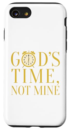 Gottes Zeit, nicht meine Hülle für iPhone SE (2020) / 7 / 8 von MJ Designs