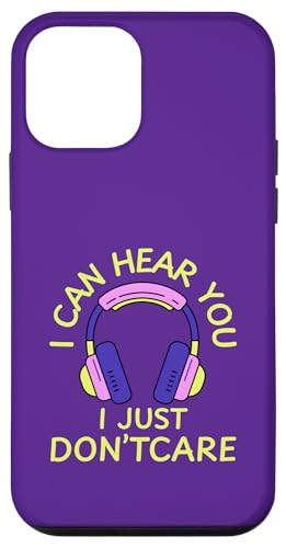 I Can Hear You I Just Don't Care Gamer Kopfhörer Hülle für iPhone 12 mini von MJ Designs