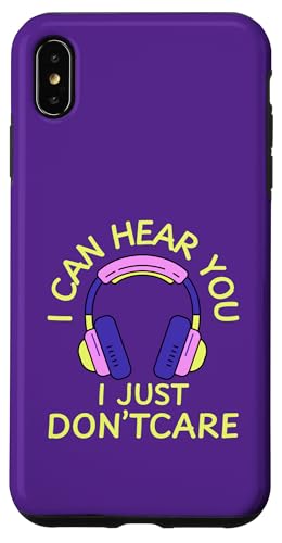 I Can Hear You I Just Don't Care Gamer Kopfhörer Hülle für iPhone XS Max I Can Hear You I Just Don't Care Gamer Kopfhörer Hülle für iPhone XS Max von MJ Designs
