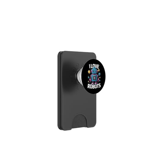 I Love Robots, Geschenk für Kinder jeden Alters, Robotik und Wissenschaft PopSockets PopWallet für MagSafe I Love Robots, Geschenk für Kinder jeden Alters, Robotik und Wissenschaft PopSockets PopWallet für MagSafe von MJ Designs