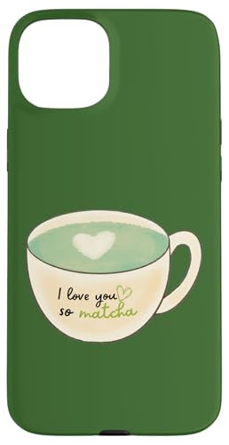 I Love You So Matcha Aquarell Tea Pun Design Hülle für iPhone 15 Plus I Love You So Matcha Aquarell Tea Pun Design Hülle für iPhone 15 Plus von MJ Designs
