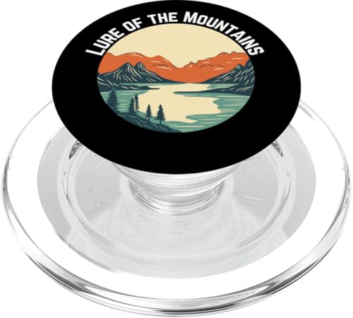 Köder der Berge Friedlicher Sonnenuntergang im Freien See. PopSockets PopGrip für MagSafe von MJ Designs
